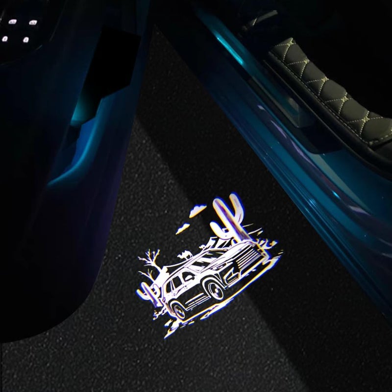akarin LED Car Door Logo Lights Compatible for TX350/TX500H/TX550H+ 2024-present Courtesy Projector Laser Welcome Lamp Puddle Lights Kit Car Accessories (tx 2024-prsent) - Image 4